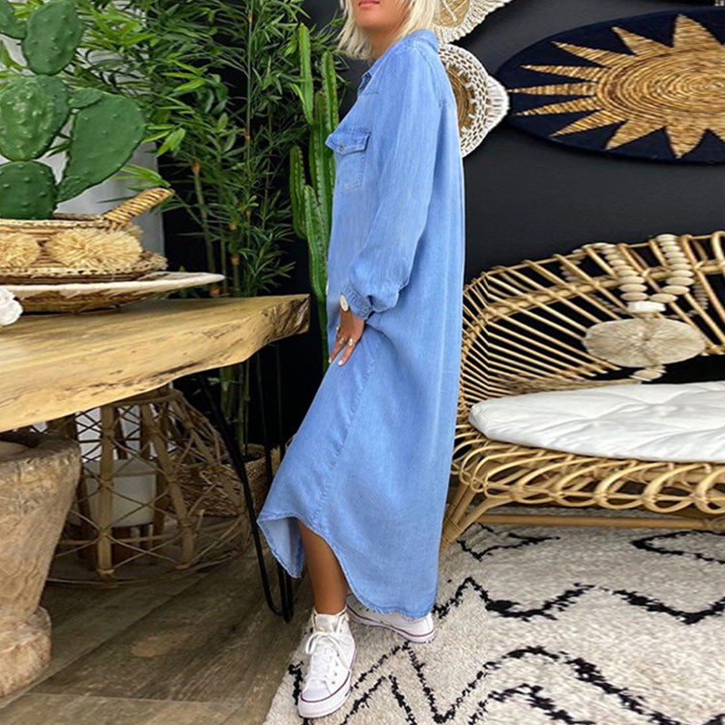 Ava™ | Comfy denim dress