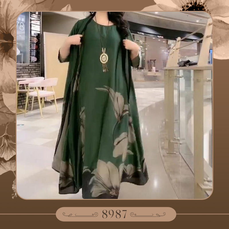 💝Women’s Print Dress 2-piece Set (49% OFF)