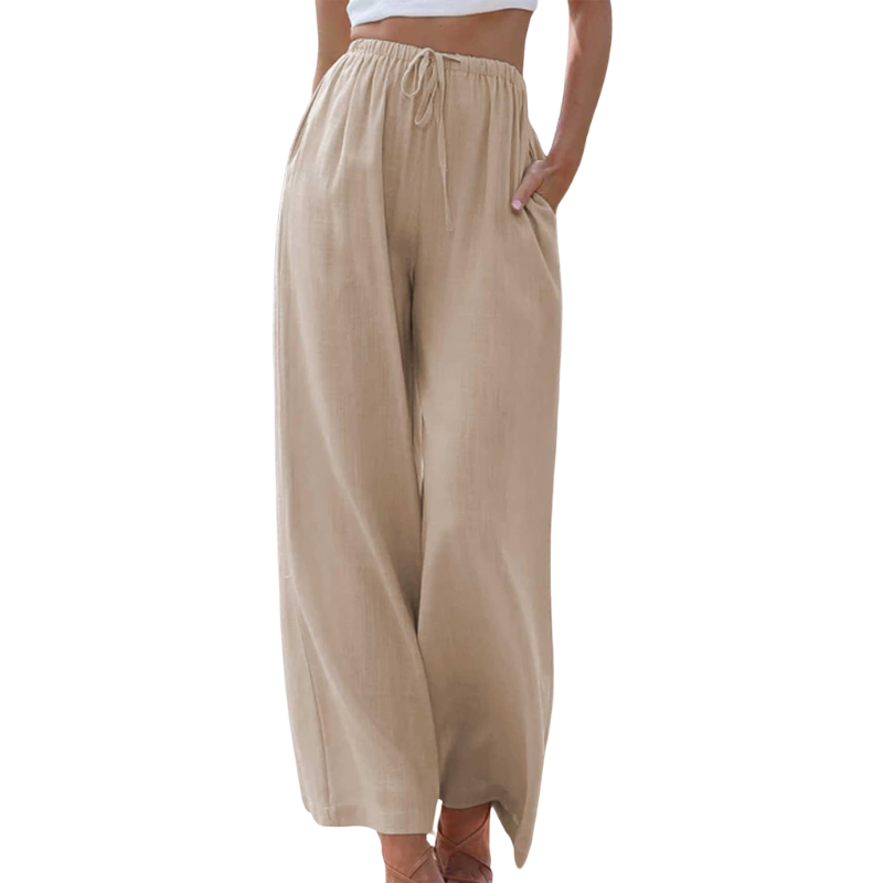 Adeline™ - Elegant cotton and linen trousers