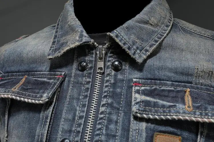 Alex™ | Retro denim jacket