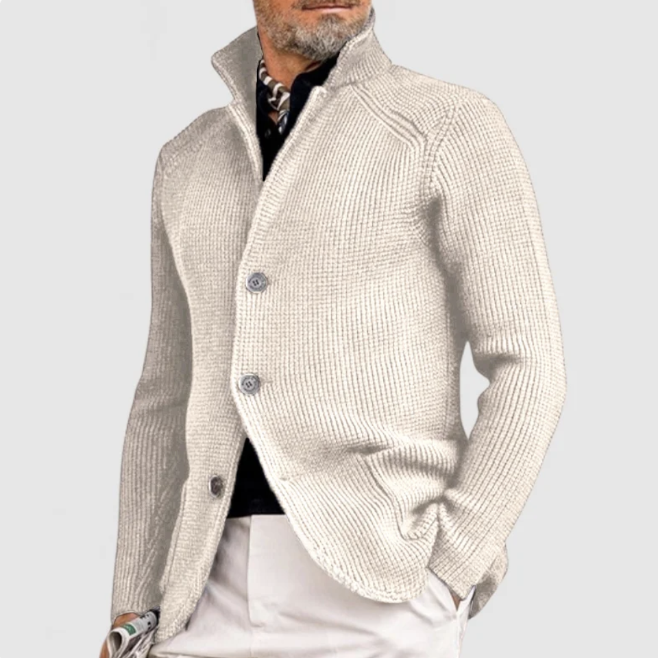 Riley™ | Men's Timeless Textured Knit Jacket
