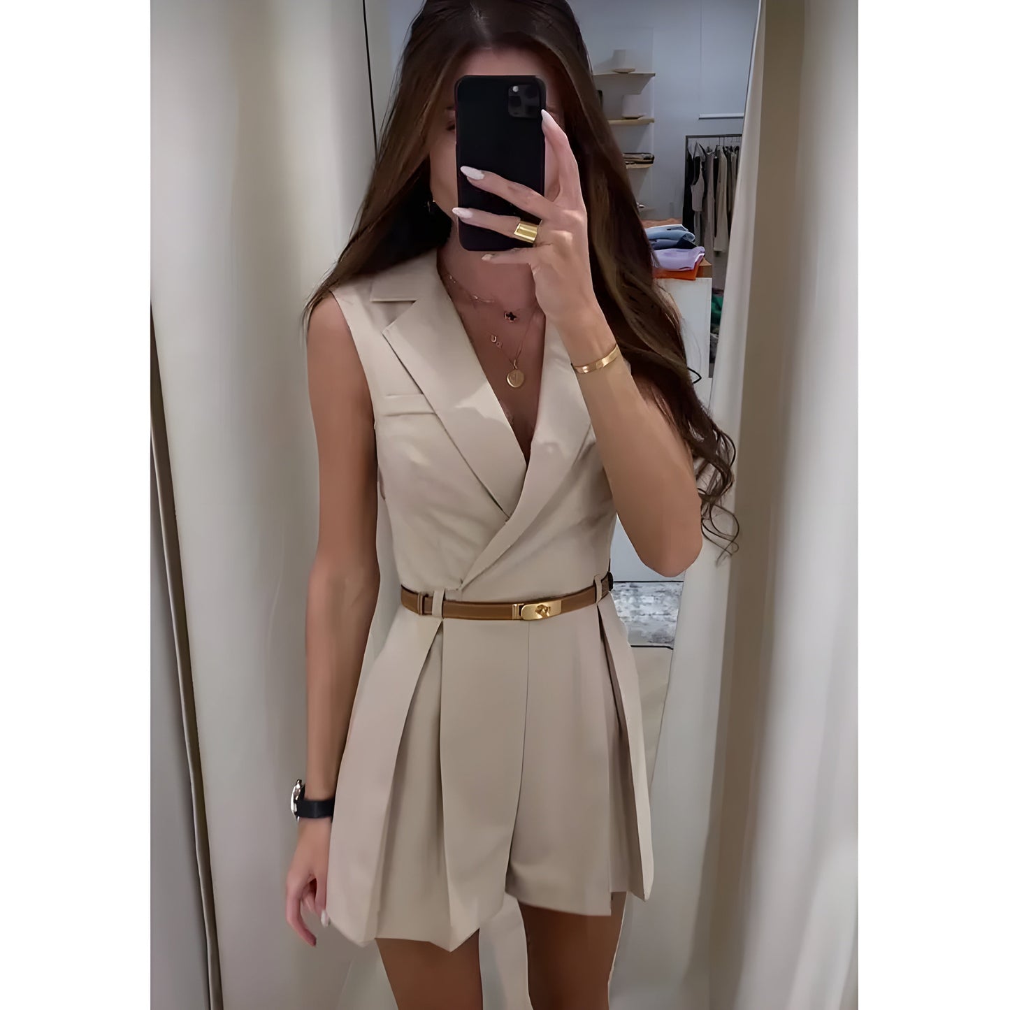 Ruby™ | Stylish Sleeveless Jumpsuit