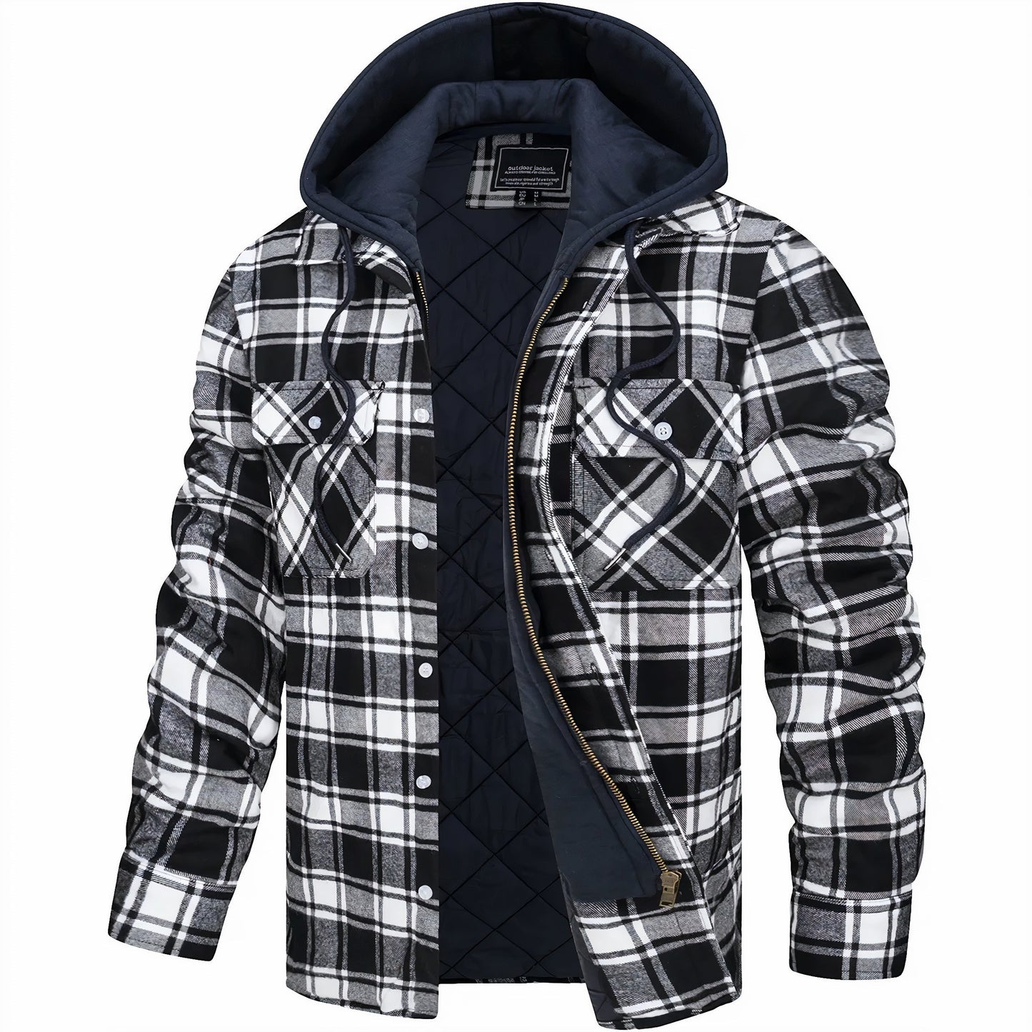 Gabriel™ | Checked jacket with zip