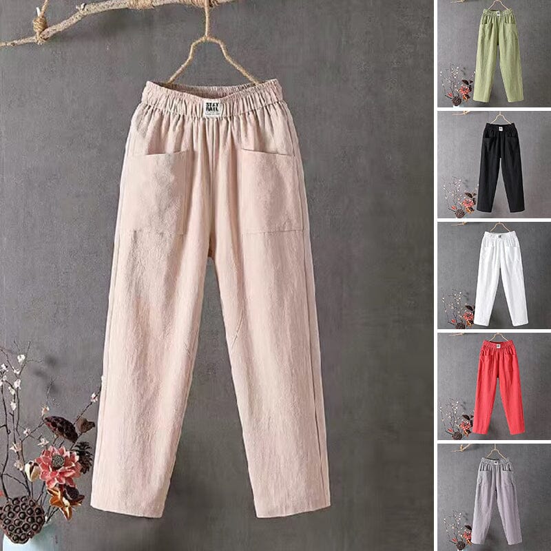 Juliana™ | Cotton And Linen Trousers