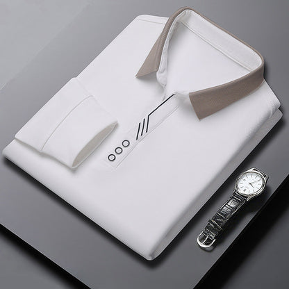 T-shirt à revers à manches longues pour hommes 🔥Achetez-en 2, livraison gratuite🔥