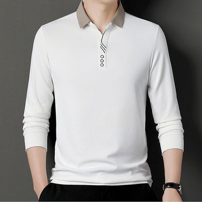 T-shirt à revers à manches longues pour hommes 🔥Achetez-en 2, livraison gratuite🔥