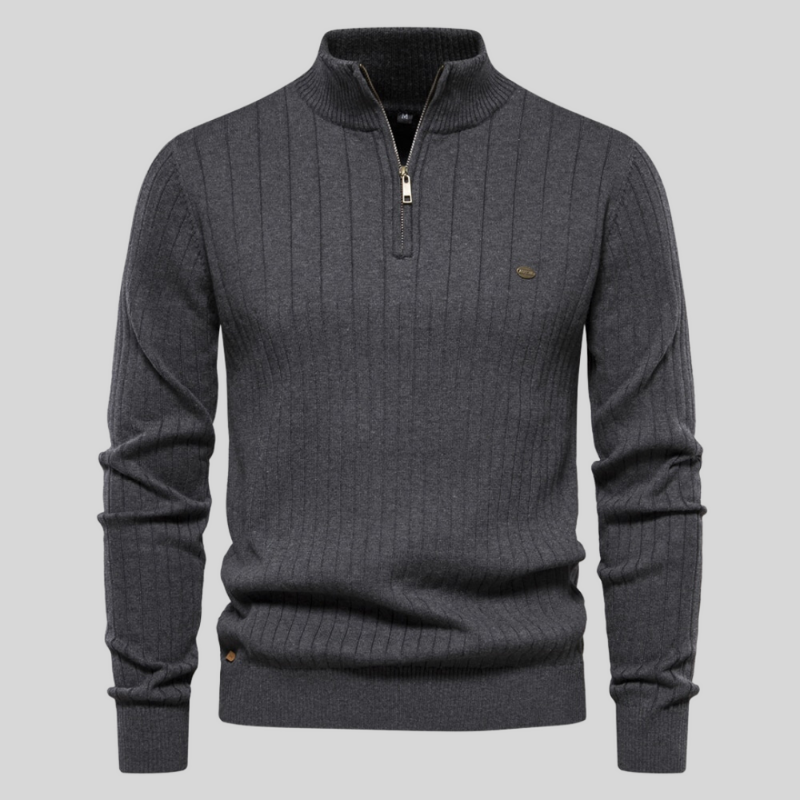 Finley™ | Muscle Fit Casual Ribbed Sweater