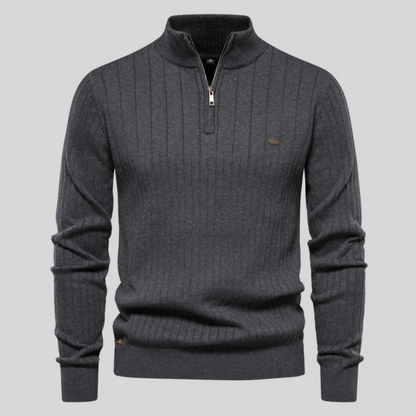 Finley™ | Muscle Fit Casual Ribbed Sweater