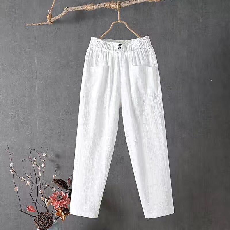 Juliana™ | Cotton And Linen Trousers