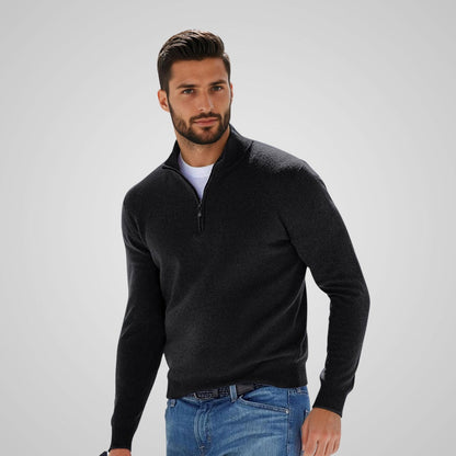 Finn™ | Stylish Men's Sweater with Zip Closure