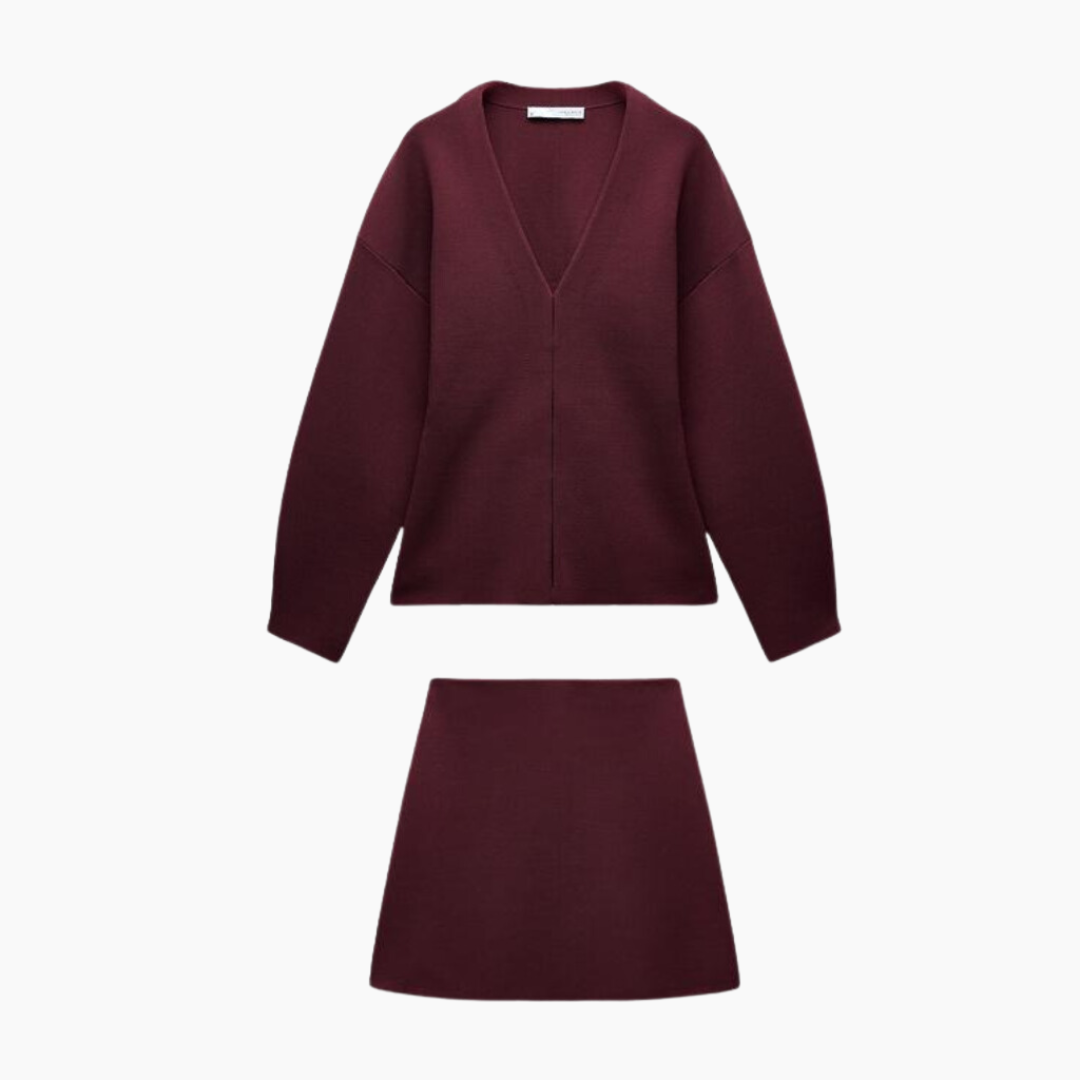 Leslie™ | Mini Skirt and Vest