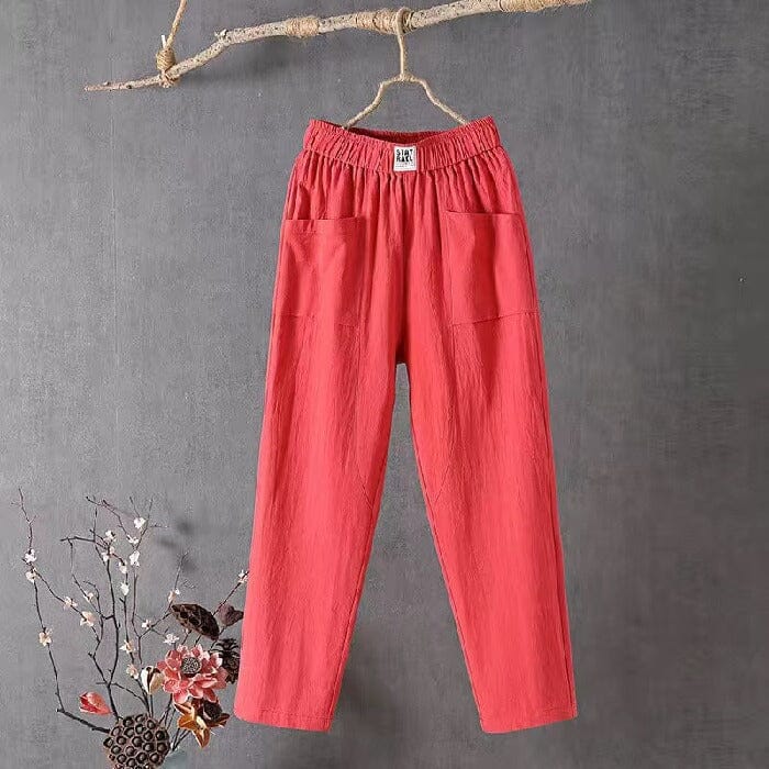 Juliana™ | Cotton And Linen Trousers