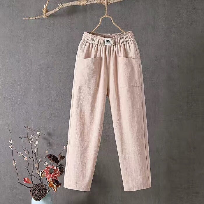 Juliana™ | Cotton And Linen Trousers