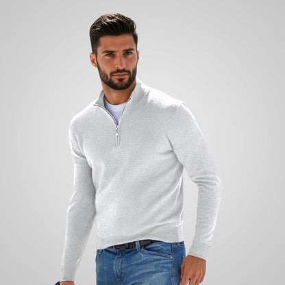 Finn™ | Stylish Men's Sweater with Zip Closure
