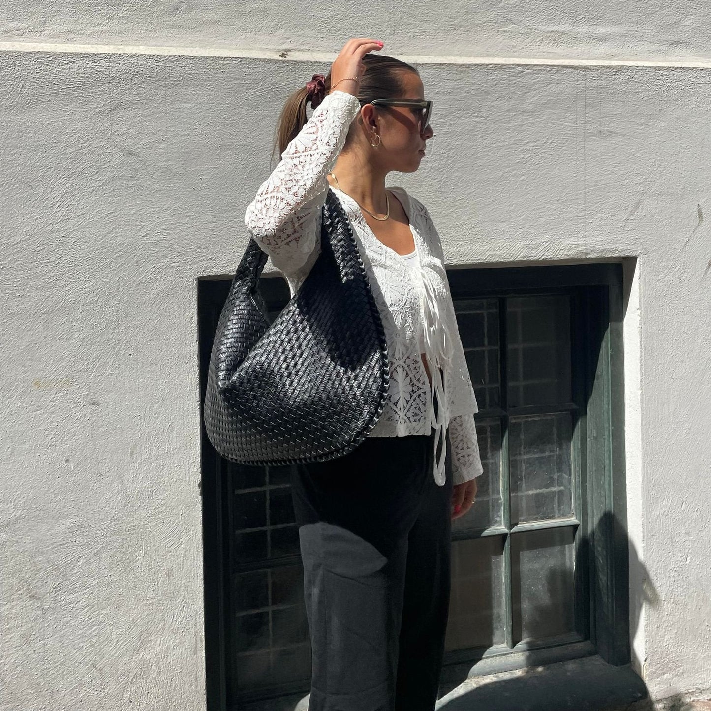 WeaveStyle™ | Trendy Braided Handbag