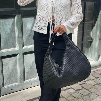 WeaveStyle™ | Trendy Braided Handbag