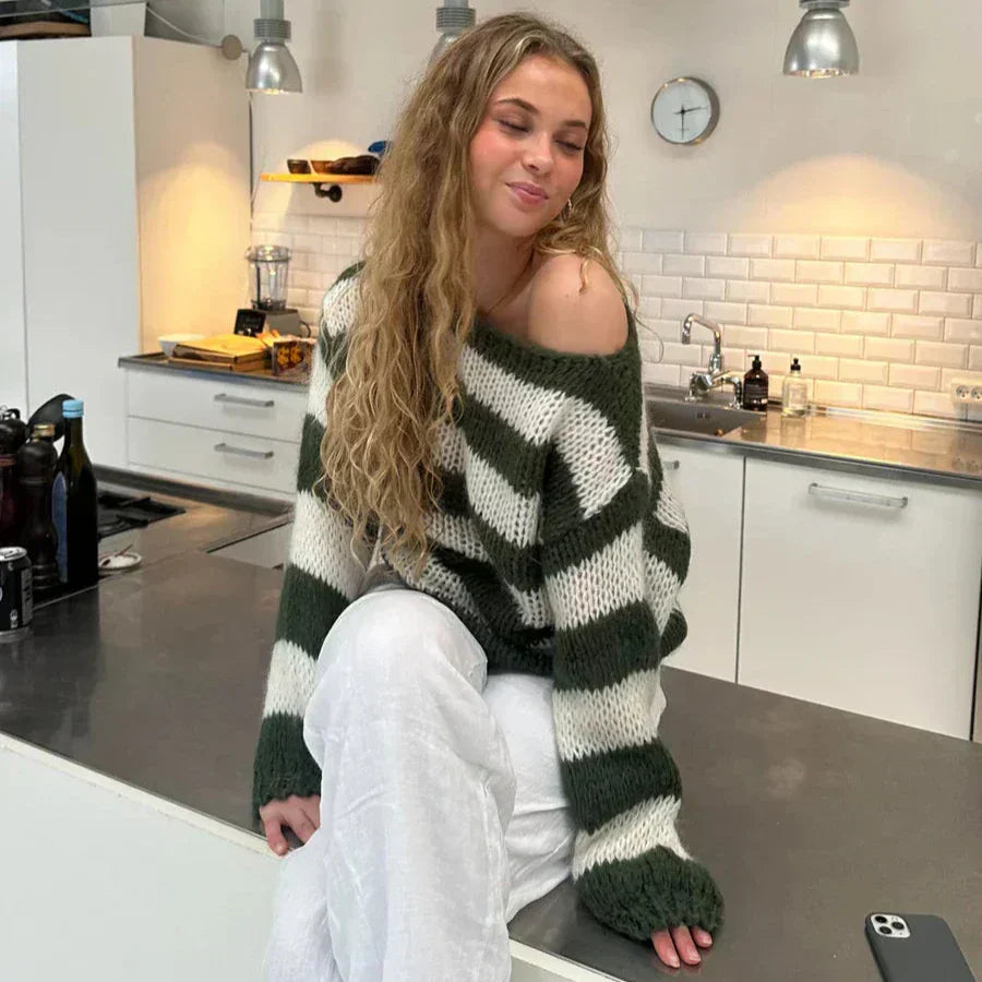 Cynthia™ | Striped Knit Sweater