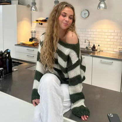 Cynthia™ | Striped Knit Sweater