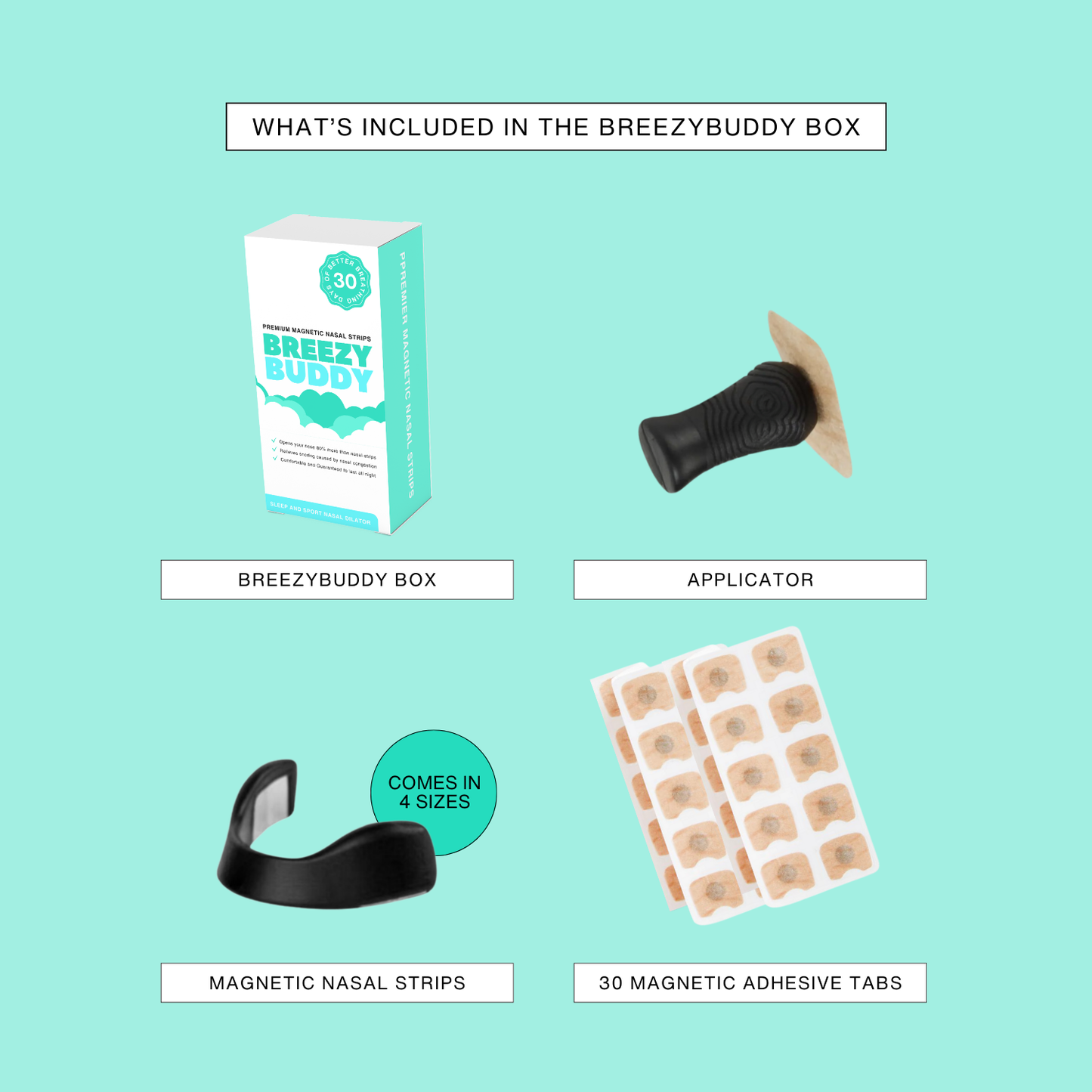 Kit Amessya Bandes Nasales Magnétiques