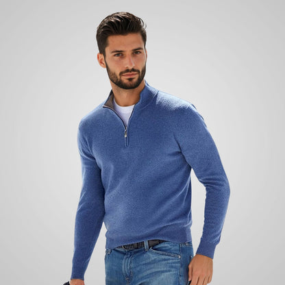 Finn™ | Stylish Men's Sweater with Zip Closure
