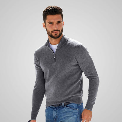 Finn™ | Stylish Men's Sweater with Zip Closure