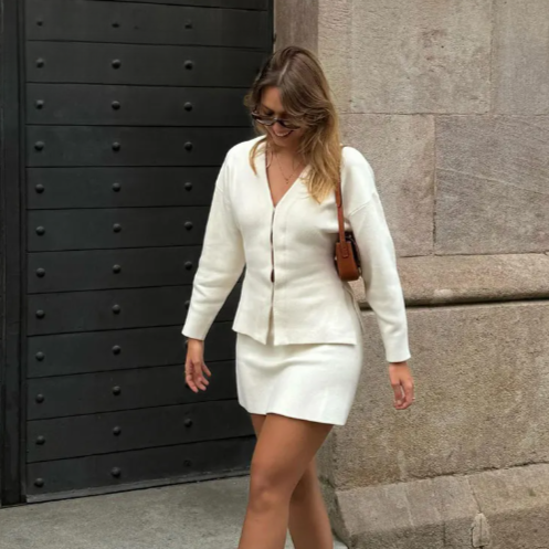 Leslie™ | Mini Skirt and Vest