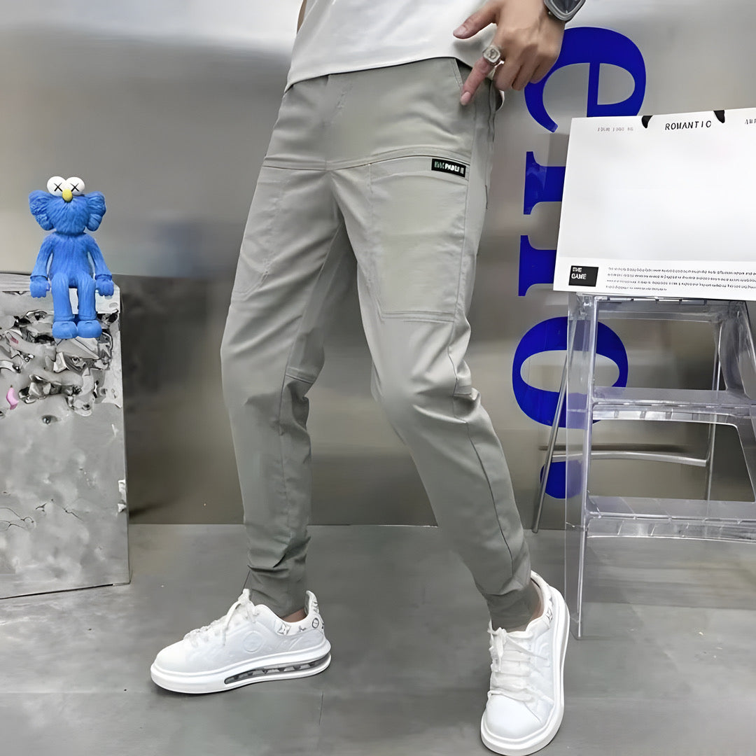 Ivo Skinny Cargo Trousers with Stretch | 1+1 FREE