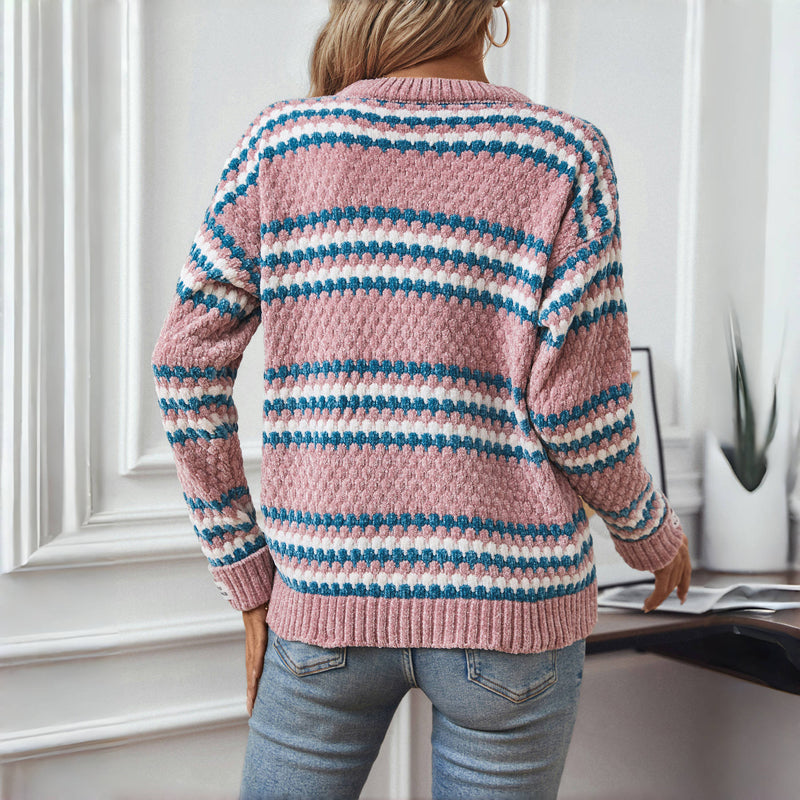 Sophie™ | Cozy Striped Sweater