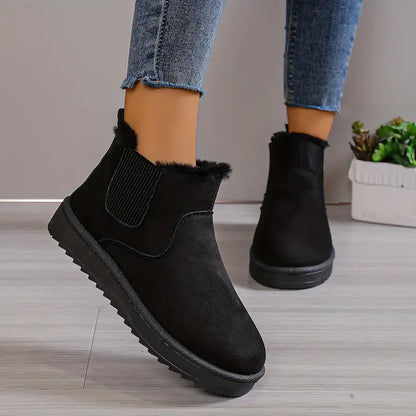 Willow™ | Fluffy Thermal Slip-on Snow Boots