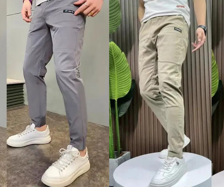 Ivo Skinny Cargo Trousers with Stretch | 1+1 FREE