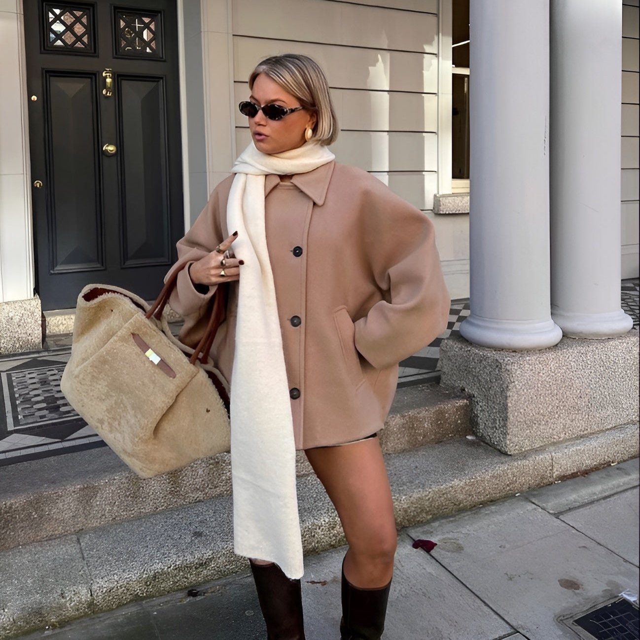 Carolyn™ | Trendy Oversized  Coat For Women's
