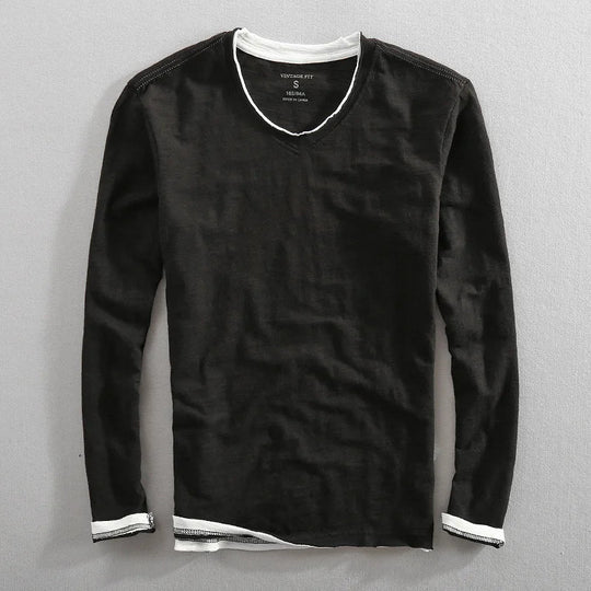 Ezra™ | Men's Long Sleeve T-Shirt