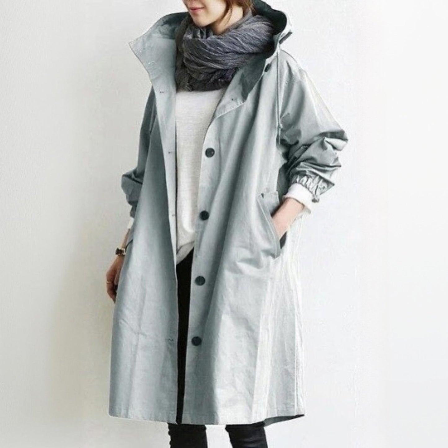 Cindy™ | Elegant, water-repellent trench coat