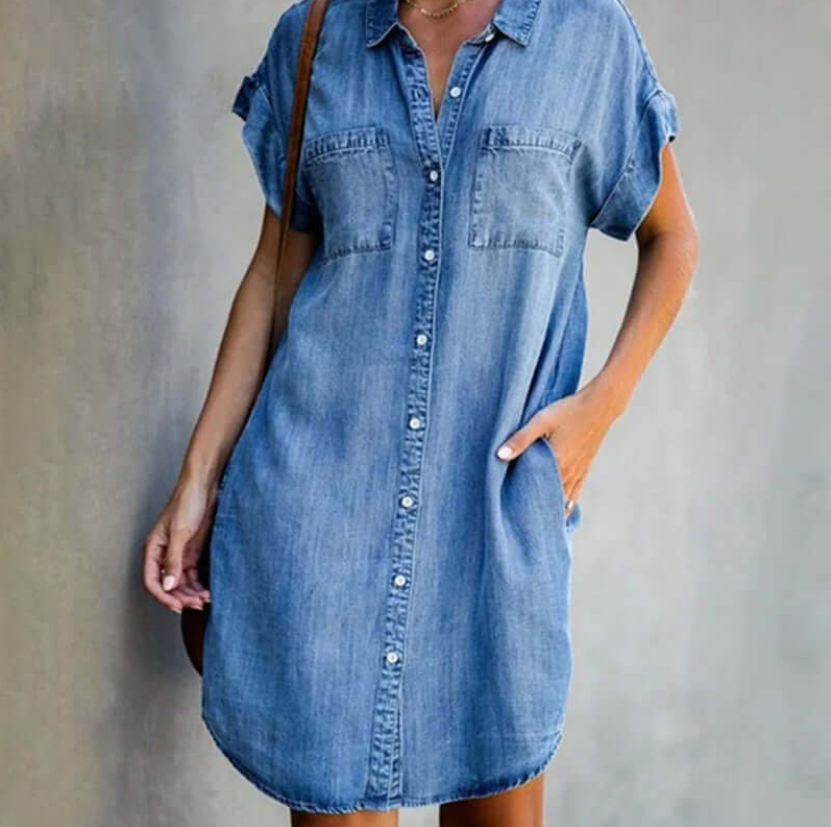 Vanna™ | Denim Summer Dress