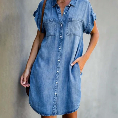 Vanna™ | Denim Summer Dress