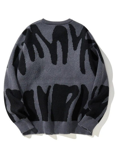 Inkblot Abstract Sweater