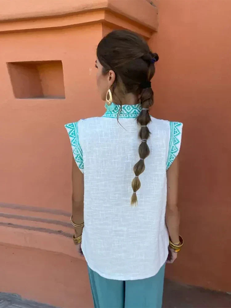 Nina™ - Vintage Sleeveless vest