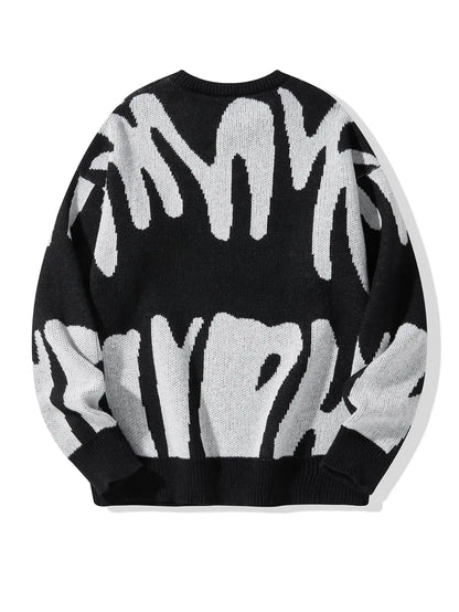 Inkblot Abstract Sweater