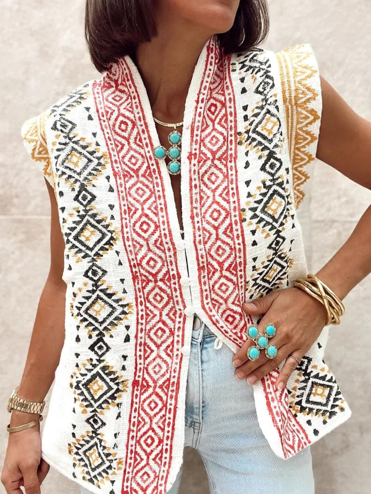 Nina™ - Vintage Sleeveless vest