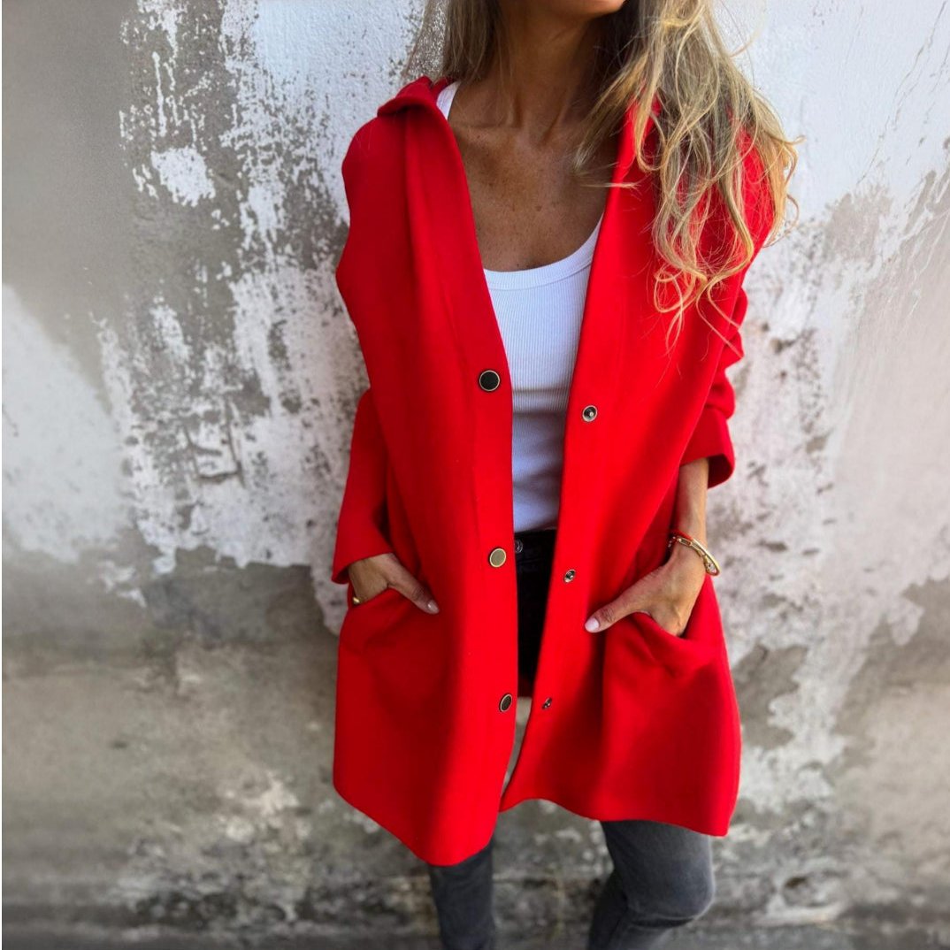 Harriet™ | Cardigan with Buttons and hood