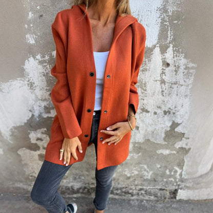 Harriet™ | Cardigan with Buttons and hood