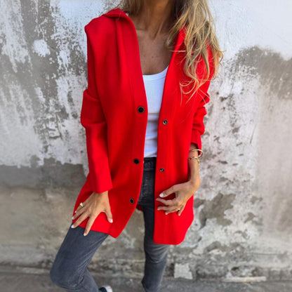 Harriet™ | Cardigan with Buttons and hood