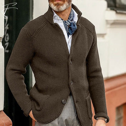Riley™ | Men's Timeless Textured Knit Jacket