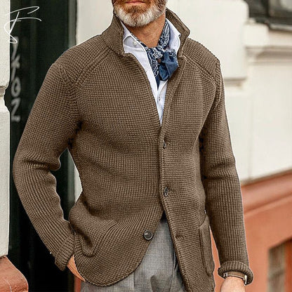 Riley™ | Men's Timeless Textured Knit Jacket