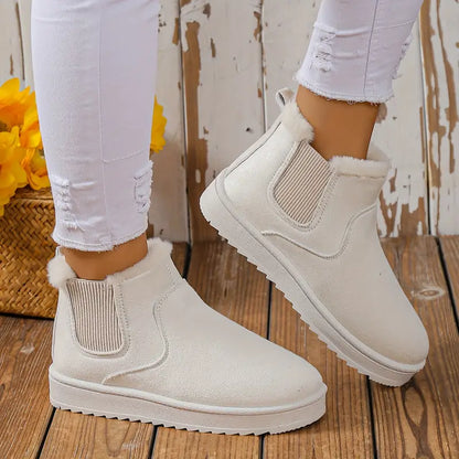 Willow™ | Fluffy Thermal Slip-on Snow Boots