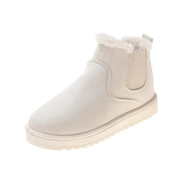 Willow™ | Fluffy Thermal Slip-on Snow Boots