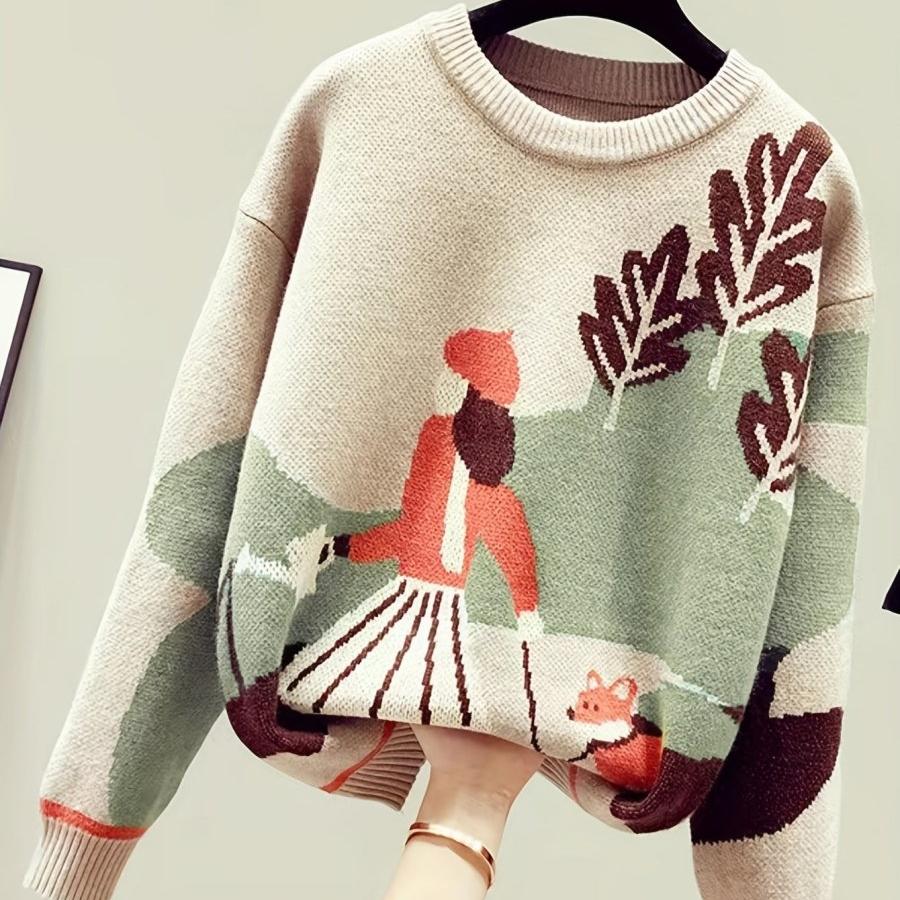 Esme™ | Cozy autumn set - skirt and sweater