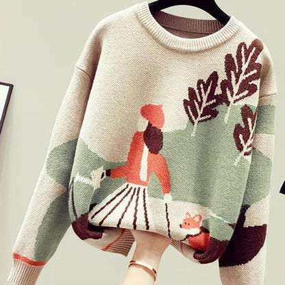 Esme™ | Cozy autumn set - skirt and sweater