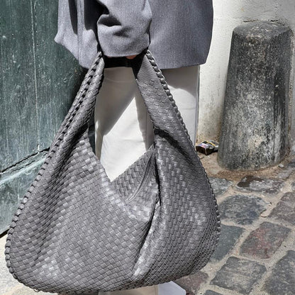 WeaveStyle™ | Trendy Braided Handbag