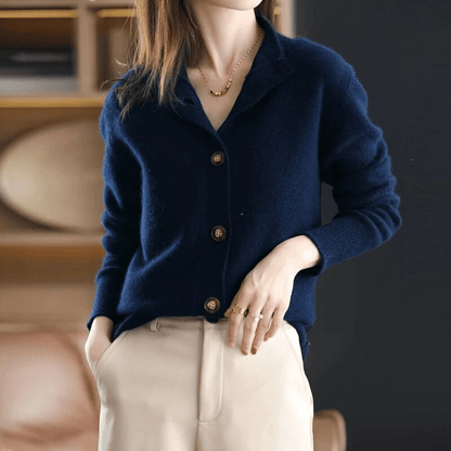 Ellie™ | Cashmere Knitted Cardigan
